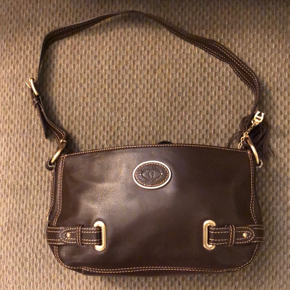Etienne Aigner brown leather bag